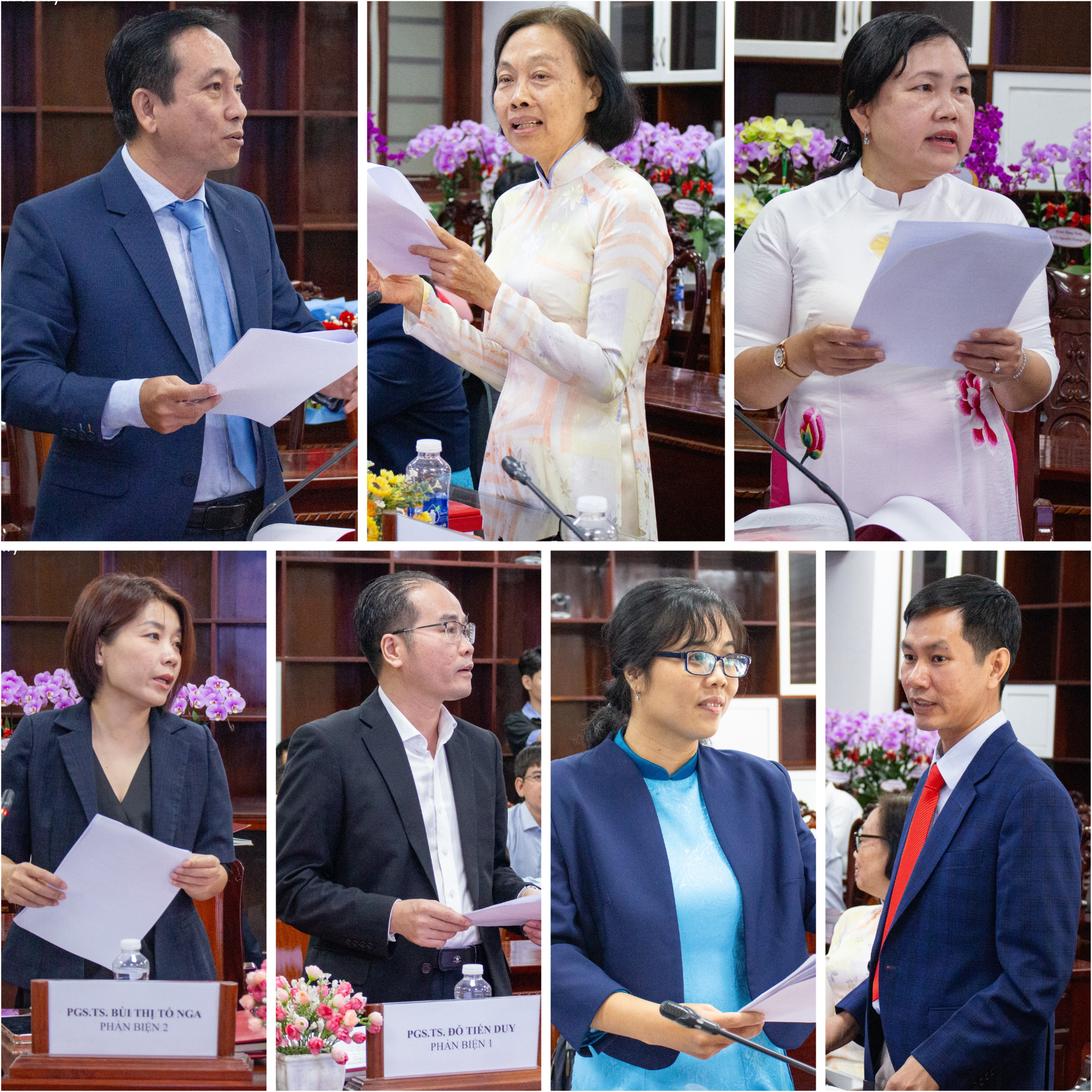 Hội đồng góp ý và đặt câu hỏi