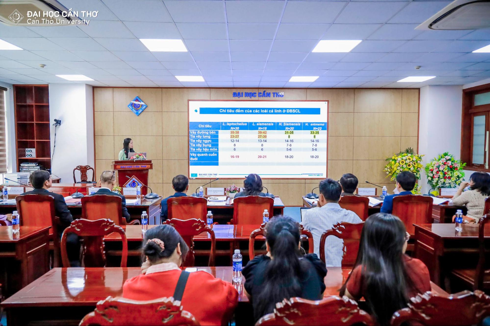 Nghiên cứu sinh trình bày luận án